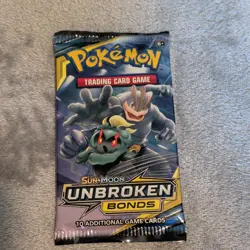 Pokemon TCG Sun & Moon Unbroken Bonds Booster Pack (10 Cards) English 6+ Machamp - Image 2
