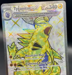 Tyranitar ex 211/197 Obsidian Flames Full Art Ultra Rare Holo Pokemon Card NM/M - Image 3