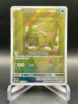 Wimpod 191/182 Paradox Rift Illustration Rare Full Art Holo Pokemon Card NM/M - Image 1