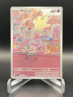 Milcery 152/142 Stellar Crown Illustration Rare Full Art Holo Pokemon Card NM/M - Image 1