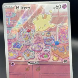 Milcery 152/142 Stellar Crown Illustration Rare Full Art Holo Pokemon Card NM/M - Image 3