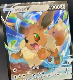 Eevee V 108/159 Crown Zenith Ultra Rare Full Art Holo Pokemon Card NM/M - Image 3