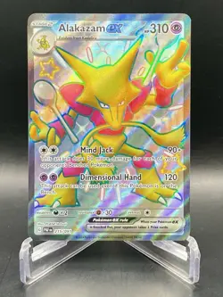 Alakazam ex 215/091 Paldean Fates Shiny Rare Holo Full Art Pokemon Cards NM/M - Image 1