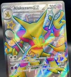 Alakazam ex 215/091 Paldean Fates Shiny Rare Holo Full Art Pokemon Cards NM/M - Image 3