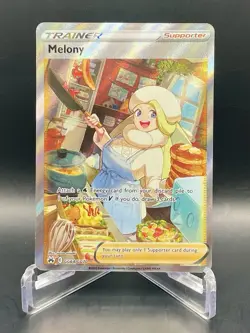 Melony GG64/GG70 Crown Zenith Ultra Rare Female Trainer Pokemon Card NM/M - Image 1