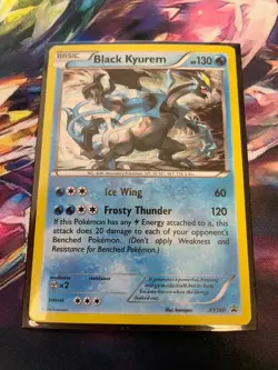 Black Kyurem - XY160 - Evolutions Three Pack Blister Promo Pokemon Card - NM - Image 1