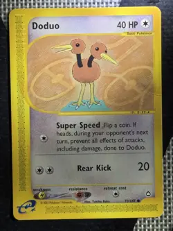 Doduo aquapolis 73/147 Pokemon Card - Image 1