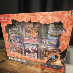 Pokemon TCG Charizard ex Premium Collection Box Promo 65 Cards English 2023 - Image 1