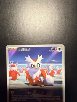 Pokemon TCG Delibird 152/132 Mega Evolution Holo Card - Image 2