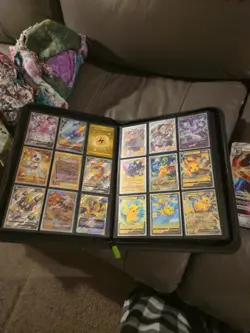 Vault X 9 pocket binder with 83 Pokemon Cards Plus more V cards - Image 3