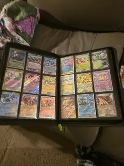 Vault X 9 pocket binder with 83 Pokemon Cards Plus more V cards - Image 5