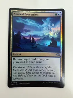 Auroral Procession Foil MTG Magic the Gathering Card NM Near Mint TDM - Image 1