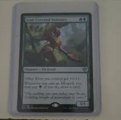 Wizards of the Coast Leaf-Crowned Visionary 167/281 DMU Green Rare EN 2022 - Image 1