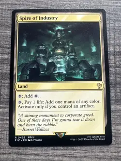 NM Spire of Industry, MTG, Final Fantasy Commander, Magic the Gathering, 426 - Image 1