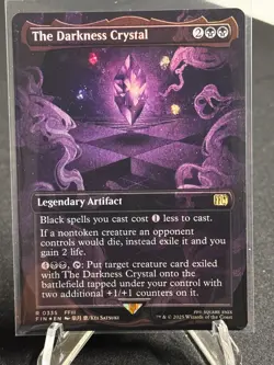 The Darkness Crystal R 335 Final Fantasy (FIN) MTG Borderless Foil NM - Image 1