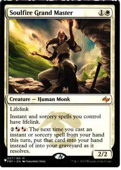 Soulfire Grand Master 027/185 Mythic The List Reprints NM MTG - Image 1