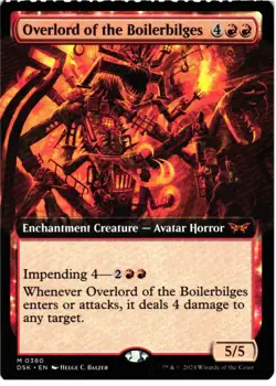 Overlord of the Boilerbilges (Extended Art) 380 Duskmourn: HoH NM MTG - Image 1