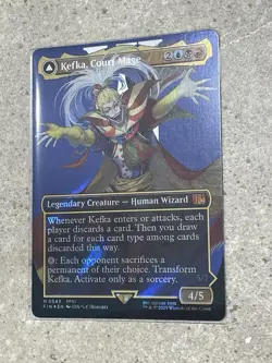 Magic The Gathering Kefka Court Mage Borderless Surge Foil - Image 1