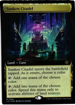 Sunken Citadel (Extended Art) 392 R The Lost Caverns of Ixalan NM Foil MTG - Image 1