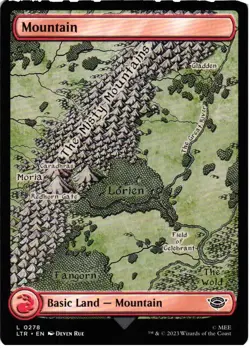 Mountain (0278) 278 Universes Beyond: The Lord of the Rings NM MTG - Image 1