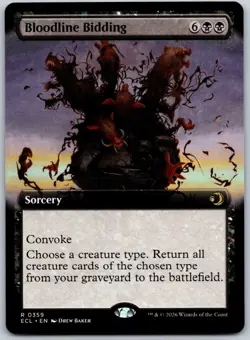 Bloodline Bidding (Extended Art) R Lorwyn Eclipsed 359 NM - Image 1