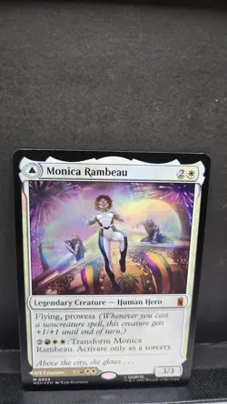 FOIL Monica Rambeau / Photon Living Light Marvel Super Heroes Magic MTG mythic - Image 1
