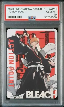 PSA10 UNION ARENA UA08BT/BLC BLEACH THOUSAND-YEAR BLOOD WAR AP01 ACTION POINT - Image 1