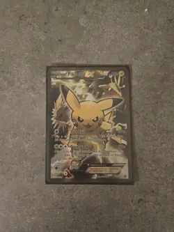 Pikachu EX Full Art Black Star Promo Pokemon Card XY124 - Image 1