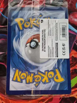 Pikachu At The Museum Oversized Black Star Promo Pokemon Card Sealed - Image 2