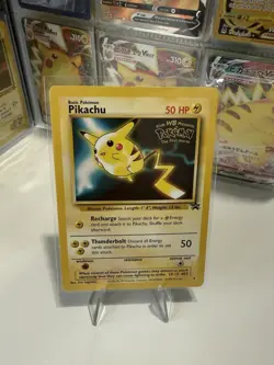 Pokemon Pikachu TCG #4 Black Star Promo Card WOTC TGC - Image 1