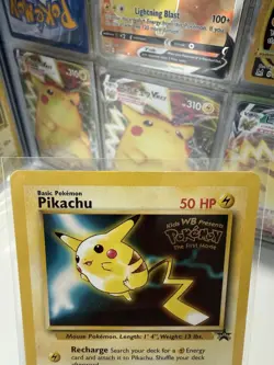 Pokemon Pikachu TCG #4 Black Star Promo Card WOTC TGC - Image 2