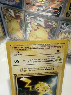 Pokemon Pikachu TCG #4 Black Star Promo Card WOTC TGC - Image 3
