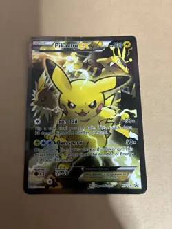 Pokemon TCG Pikachu EX XY124 Black Star Promo Card 2016 HP - Image 1