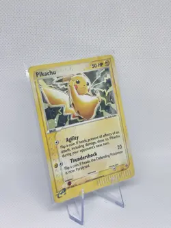 Pikachu 012 Black Star Promo EX Series Collector's Tin Holo Pokemon Card MP - Image 4
