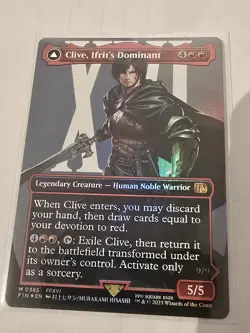 Clive Ifrit's Dominant (Extended Art) Final Fantasy Foil NM English MTG - Image 1