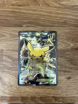 Pokemon TCG Pikachu EX XY124 Black Star Promo Card 2016 - Image 3