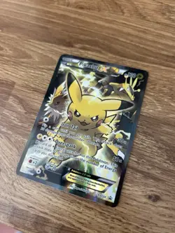 Pokemon TCG Pikachu EX XY124 Black Star Promo Card 2016 - Image 4