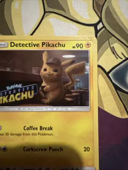 Pokemon TCG Detective Pikachu Stamped Holo Black Star Promo Card SM190 - Image 2