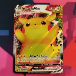 Pikachu VMAX SWSH062 SWSH Black Star Promo Full Art Pokemon Card NM English - Image 2