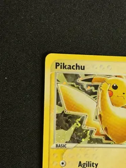Pokemon Pikachu TCG Black Star Promo Holo Card #012 2003 - PERFECT FART SWIRL - Image 2