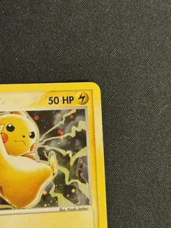 Pokemon Pikachu TCG Black Star Promo Holo Card #012 2003 - PERFECT FART SWIRL - Image 3