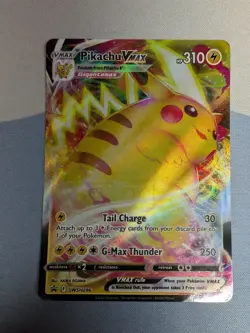 Pokemon Pikachu TCG VMAX SWSH286 Black Star Promo Holo Card - Image 1