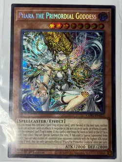 Yugioh Phara the Primordial Goddess (Secret Rare) CORI-EN022-Chaos Origins - Image 1