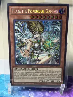Yugioh Phara the Primordial Goddess (Secret Rare) CORI-EN022-Chaos Origins - Image 2
