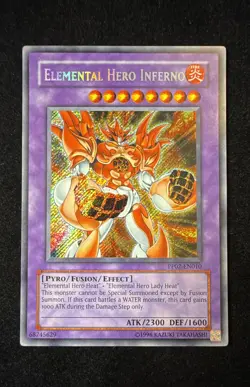 Secret Rare | Elemental Hero Inferno | Premium Pack 2 | PP02-EN010 | LP - Image 1