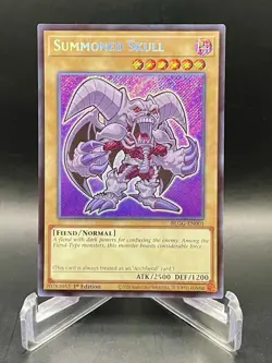 Summoned Skull BLGG-EN001 Glorious Gallery Secret Rare Foil Yugioh! NM/M - Image 1