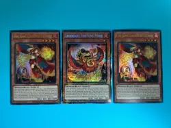 Yugioh - Fire King Courtier Ulcanix MP25-EN262 1st Ed ULTRA NM X2 + Ponix EN048 - Image 1