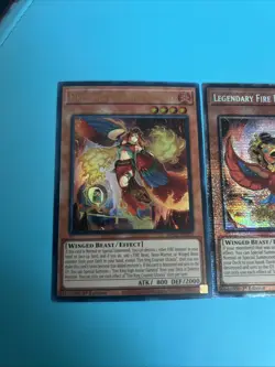 Yugioh - Fire King Courtier Ulcanix MP25-EN262 1st Ed ULTRA NM X2 + Ponix EN048 - Image 2