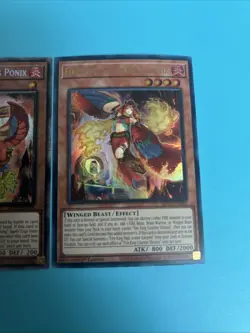 Yugioh - Fire King Courtier Ulcanix MP25-EN262 1st Ed ULTRA NM X2 + Ponix EN048 - Image 4