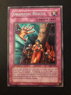 Yu-Gi-Oh! Dramatic Rescue, MFC-097, Rare, 1. Edition, Englisch, Good - Image 1